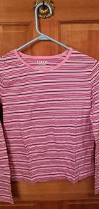 Striped Long Sleeve T Shirt